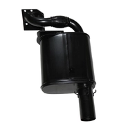 Глушник JCB 3CX 4CX DieselMax без турбо (128/H7629)