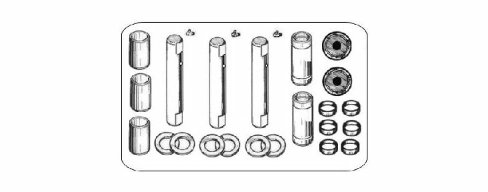 Р/к ресори (ERREVI) DAF