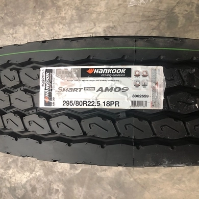 Шина 295/80R22.5 AM09 18 сл 152/148K M+S (Hankook) рулевые