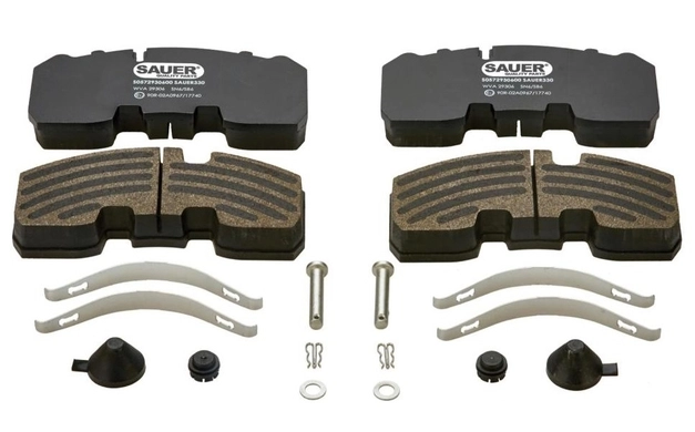 Колодка гальмівна WVA 29306, 29165 BPW (для SB6 / SN6 - 19,5") (SAUER)