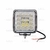 Фара рабочая, LED 48W (светодиод OSRAM) (12/24В) квадратная (гибридный луч) (LITLEDA)