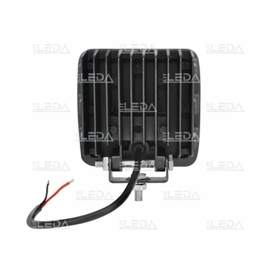 Фара рабочая, LED 48W (светодиод OSRAM) (12/24В) квадратная (гибридный луч) (LITLEDA)
