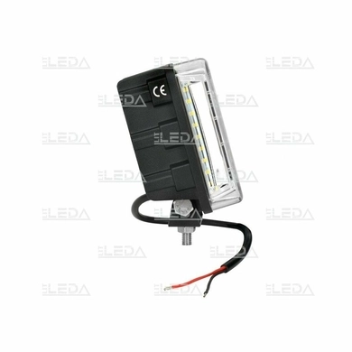 Фара рабочая, LED 48W (светодиод OSRAM) (12/24В) квадратная (гибридный луч) (LITLEDA)