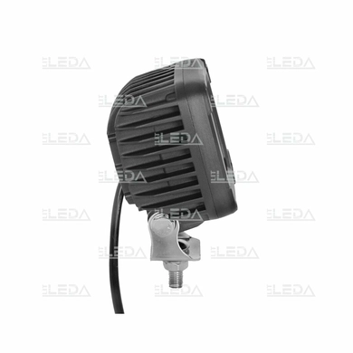 Фара рабочая, LED 27W (12/24В) (синего свечения) прямоугольная компакт (LITLEDA)