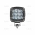 Фара рабочая, LED 27W (12/24В) (синего свечения) прямоугольная компакт (LITLEDA)
