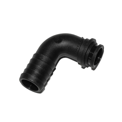 Штуцер угловой 90град шланг Д=25мм, гайка барашковая G1" (кольцо упл. G10041), ARAG