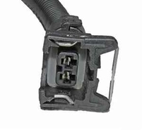 Фишка (разъем электрический) 2 PIN AMP JPT габаритного фонаря с кабелем (JMANY) RVI