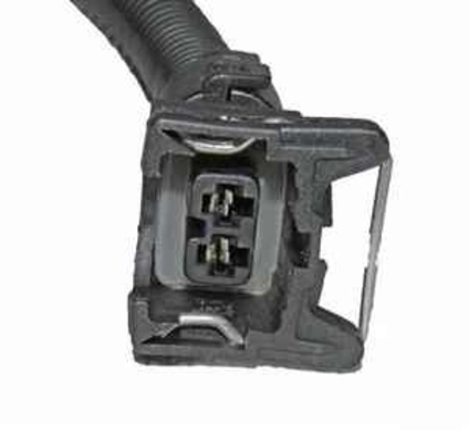 Фишка (разъем электрический) 2 PIN AMP JPT габаритного фонаря с кабелем (JMANY) RVI