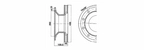Диск гальмівний (ERREVI) BPW 430x159,5