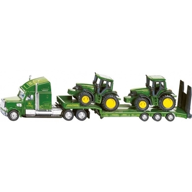 Модель америк. автомобіля з 2 тракторами John Deere M1:87 (SIKU)