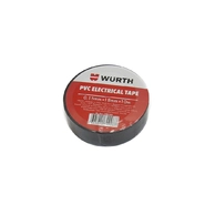 Изолента PVC, черная, 18мм/10м (Wurth)