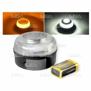 Маяк проблесковый LED (под крону 9В) (магнит) (LITLEDA)