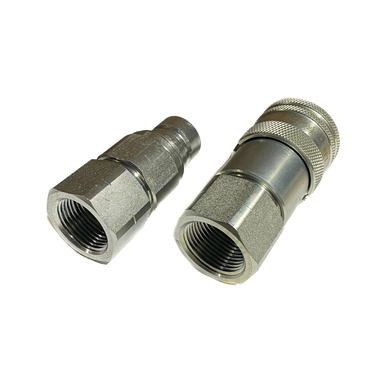 Комплект муфт 1" (папа+мама) БРС  ISO16028  NPT Agri (Premiorri Parts)