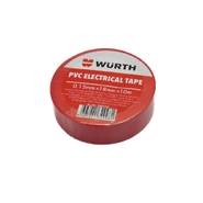 Изолента PVC, красная, 18мм/10м (Wurth)