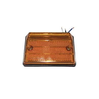 Фонарь габаритный боковой (желтый) с подсветкой колеса LED КамАЗ (пр-во P.R.C)