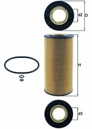 Фильтр маслянный MB, MAN, FENDT (OM602, D0834/D0836) (MAHLE)