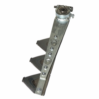 Нож жатки в сборе прав.(4,5 м) (сплошной / с головкой) (18AP008196), Case 2010/2020 (30ft/9,2м)