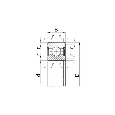 Подшипник 80207 (6207ZZ) (8ГПЗ)