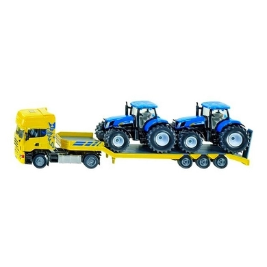 Модель автомобіля Scania з 2 тракторами New Holland M 1:50 (SIKU)