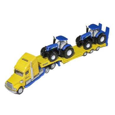 Модель вантажний автомобіль з 2 тракторами New Holland M1:87 (SIKU)