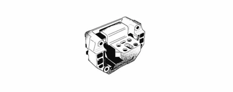 Подушка КПП (ERREVI) SCANIA