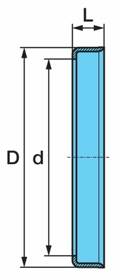 Кольцо 151х160х12 сальника наружное (оригинал BPW)