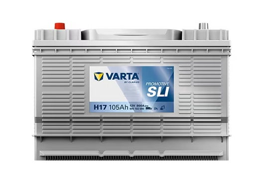 Аккумулятор 12В, 105Ah, 800А при -18С (залитый) (TY25879/TY6128W/MLR3260753), JD (VARTA Promotive)