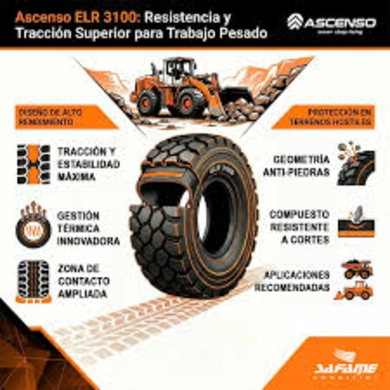 Шина 23.5R25 ELR 3100 E3/L3 185B/195A2 Tubeless (Ascenso)
