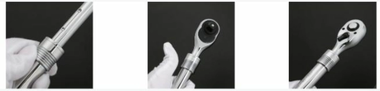 Тріскачка телескопічна 1/2" (72 зуба) (Big Arrow)