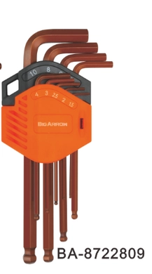 Набор шестиграников с шаром 9ед. (1,5-10 мм) (Big Arrow)