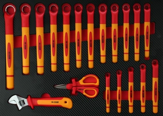 Шафа інструментальна діелектрична 10000В (пересувна) 118шт. (Big Arrow)