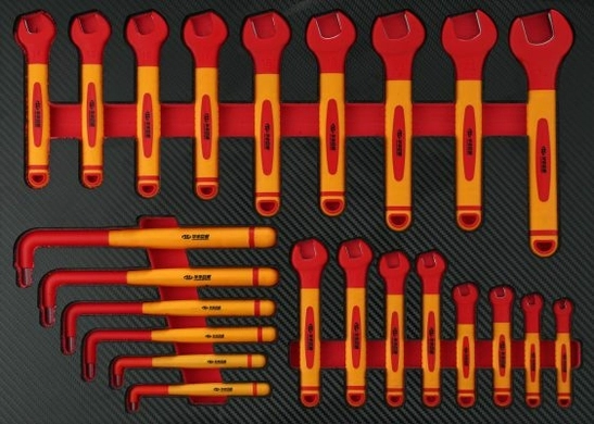 Шафа інструментальна діелектрична 10000В (пересувна) 118шт. (Big Arrow)