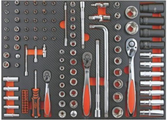 Шкаф инструментальный (передвижной) 158ед. (Big Arrow)