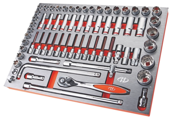 Шкаф инструментальный (передвижной) 446ед. (Big Arrow)