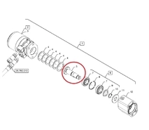 Вал реверса, CX6090 ТОЛЬКО ВАЛ! (AGROCORE)