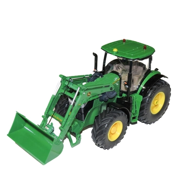Модель трактора John Deere 7310R с фронтальным погрузчиком и управлением через Bluetooth 1:32 (SIKU)