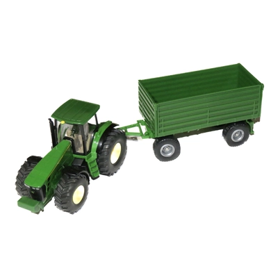 Модель трактор John Deere 9630 с прицепом 1:50 (SIKU)