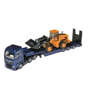 Модель грузовик MAN с прицепом и погрузчиком JCB 1:87 (SIKU)