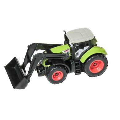 Модель трактора Claas Axion с фронтальным погрузчиком 1:87 (SIKU)