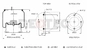 Пневмобалон SAF (без стакана) 4810NP05 1D28A10 (Neotec)
