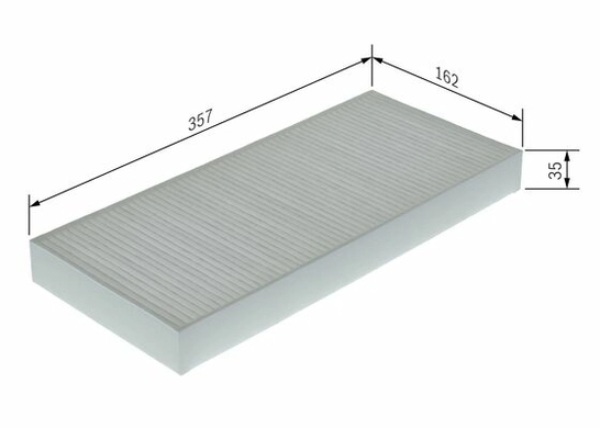 Фільтр салону MAN TGL, TGM, TGS, TGX (2020-) (BOSCH)