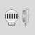 Фара рабочая, LED 30W (12/24В) круглая (В-angels) (гибридный луч) (LITLEDA)