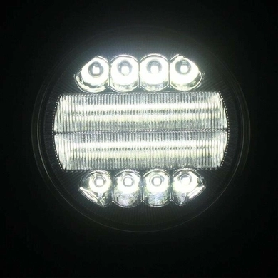 Фара рабочая, LED 30W (12/24В) круглая (В-angels) (гибридный луч) (LITLEDA)