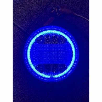 Фара рабочая, LED 30W (12/24В) круглая (В-angels) (гибридный луч) (LITLEDA)