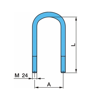 Стремянка 125х301 М24 (BPW)