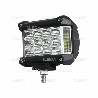 Фара рабочая, LED 18W (12/24В) прямоугольная компакт (гибридный луч) (LITLEDA)