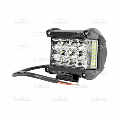 Фара рабочая, LED 18W (12/24В) прямоугольная компакт (гибридный луч) (LITLEDA)