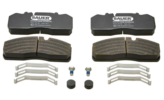 Колодка гальмівна WVA 29126, 29159, 29168, 29313 (для PAN 19-1 - 19,5") (SAUER)