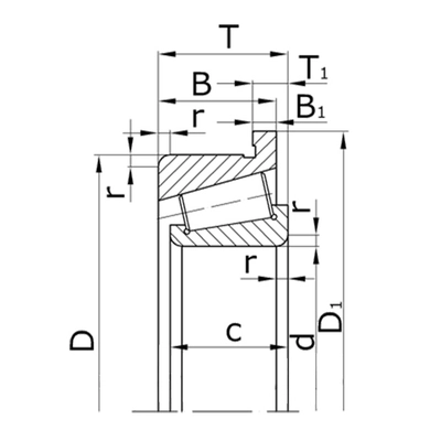 Підшипник 67512 (LBP-SKF)-- Україна