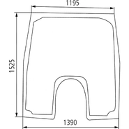 Стекло лобовое (51452251/87456379/242537A5/51572842), Mag.310/335/MX